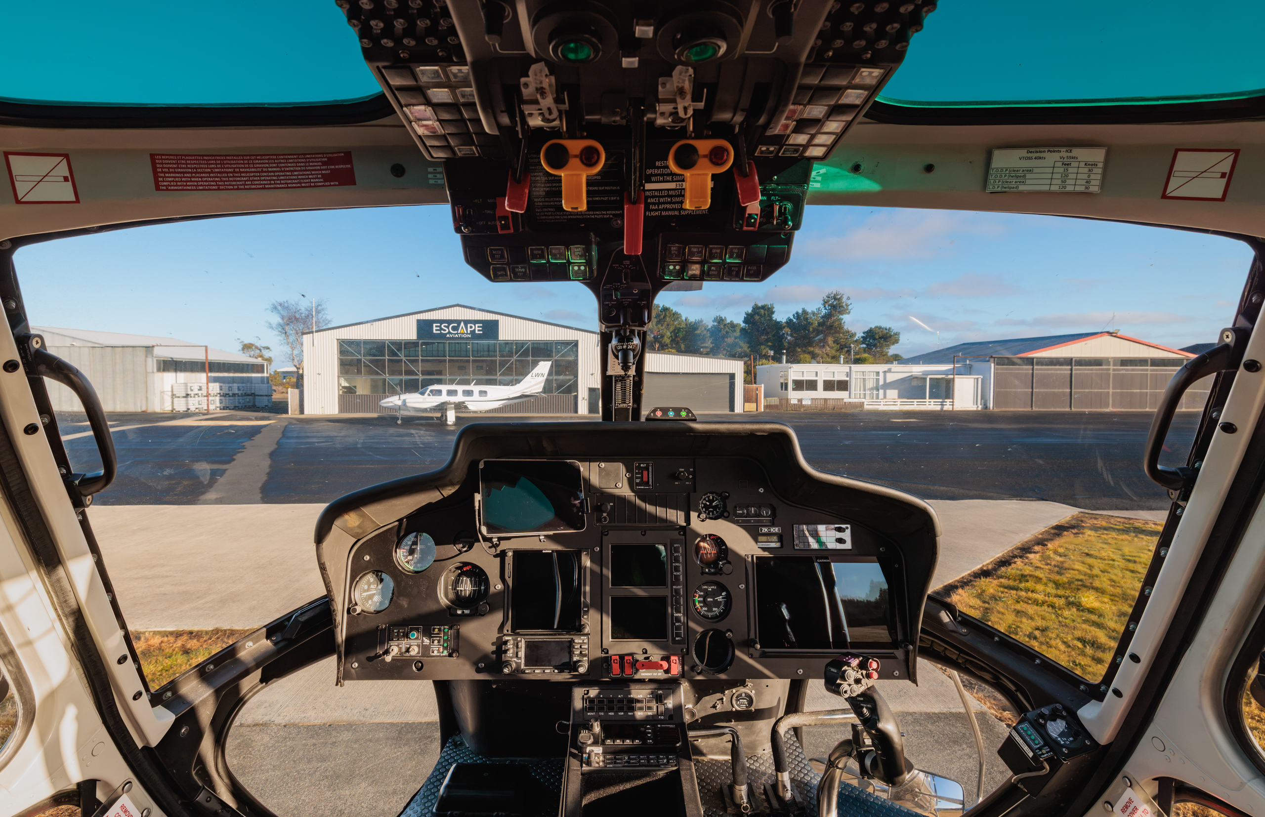 AS355 NP Helicopter Cockpit